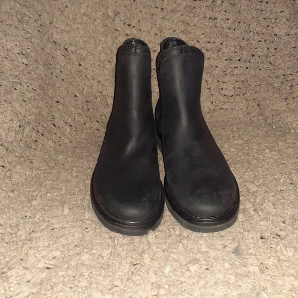 ROOTS-Canada-Black Nubuck Chelsea Boots-Junction-Sz 7.5-New/No Box - Picture 3 of 7
